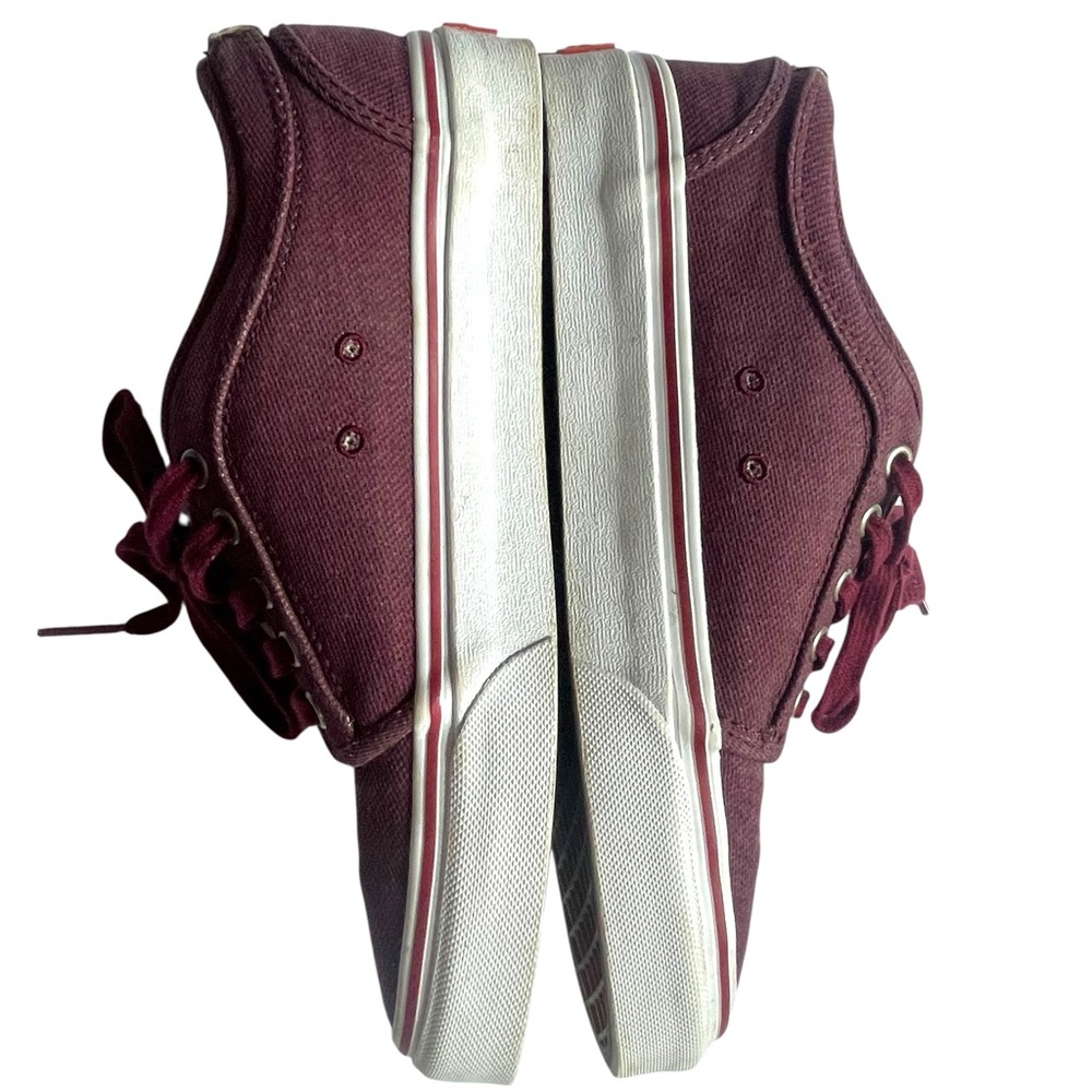 Vans Off the‎ Wall Maroon Men’s Shoes Size 6.5 - Picture 4 of 12